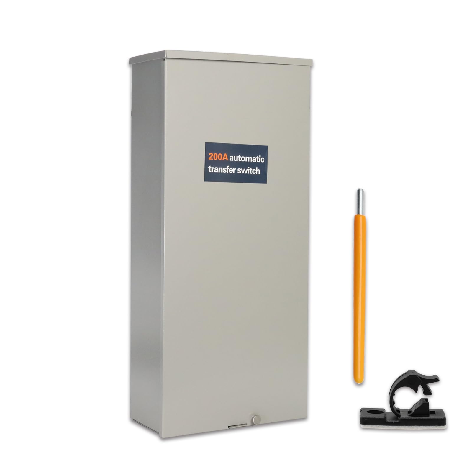 Photo 1 of 200 Amp Automatic Transfer Switch Generator, Single Phase Transfer Switch with Power Management Replacement for Generac RXSW200A3, NEMA 3R Outdoor Rated Aluminum Enclosure for Indoor and Outdoor Use