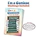 Gamieac Tilt Maze Game, 4 in 1 Mazes with Tilting Joystick - Bonus 'I'm a Gamieac' Challenge - Super Fun Puzzle Labyrinth Maze Game for Kids and Adults - Educative Toy for Focus and Motor Skills