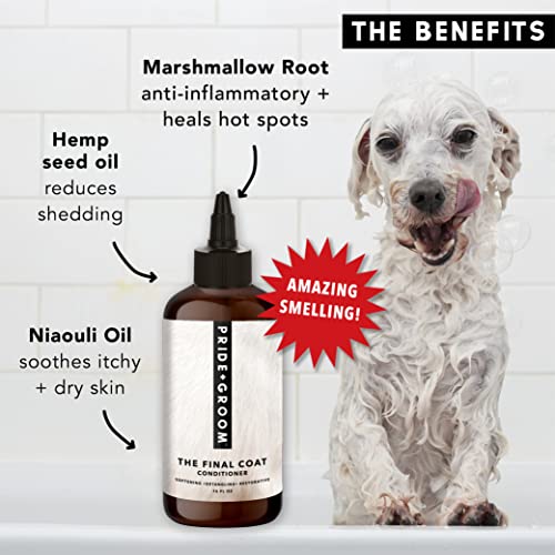 Pride and Groom The Final Coat Dog Conditioner Formulated with All