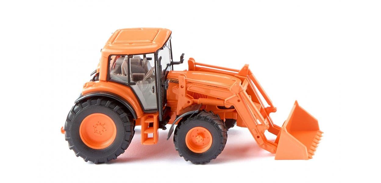 John Deere 6920 S with front loader, orange, 0, Model Car, Ready-made, Wiking 1:87