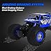 Distianert 1/12 Scale RC Truck 4WD Electric Amphibious RC Car, 2.4GHz 18km/h High Speed Monster Truck, Off-/On- Road Buggy for All Terrain