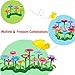 HoToy Kids Toys Flower Building Toy Set, Garden Building Blocks Playset for Girls Boys, 46 PCS with 11 Colors Educational Toys Creative for Decoration and Play Ages 3 & Up