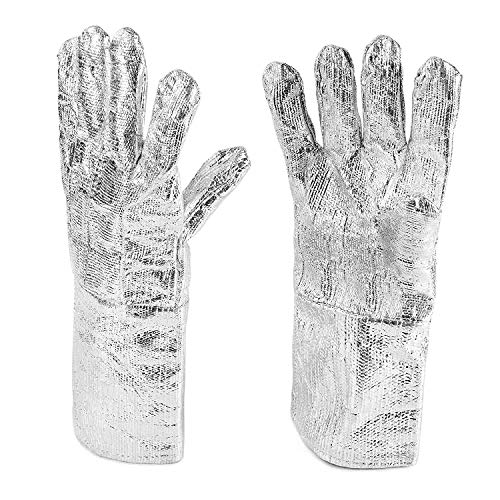 Phoenixfly99 Aluminized Heat Resistant Gloves Welding Gloves High