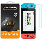 [2-Pack] Supershieldz for Nintendo Switch Screen Protector, [Tempered Glass] Anti-Scratch, Anti-Fingerprint, Bubble Free, Lifetime Replacement Warranty