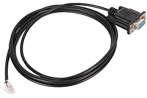 Depisuta Leadshine Stepper Devices RS232 DB9Pin Female to RJ11 RJ12 LAN Serial Control Cable, 1.8M Long, Fully Shielded, Plug