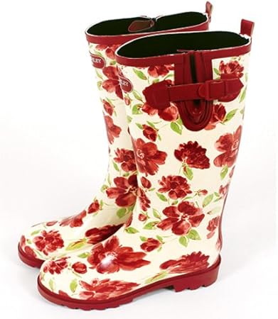 Laura Ashley Damen-Gummistiefel Wellington, "Cressida" Blumenmuster