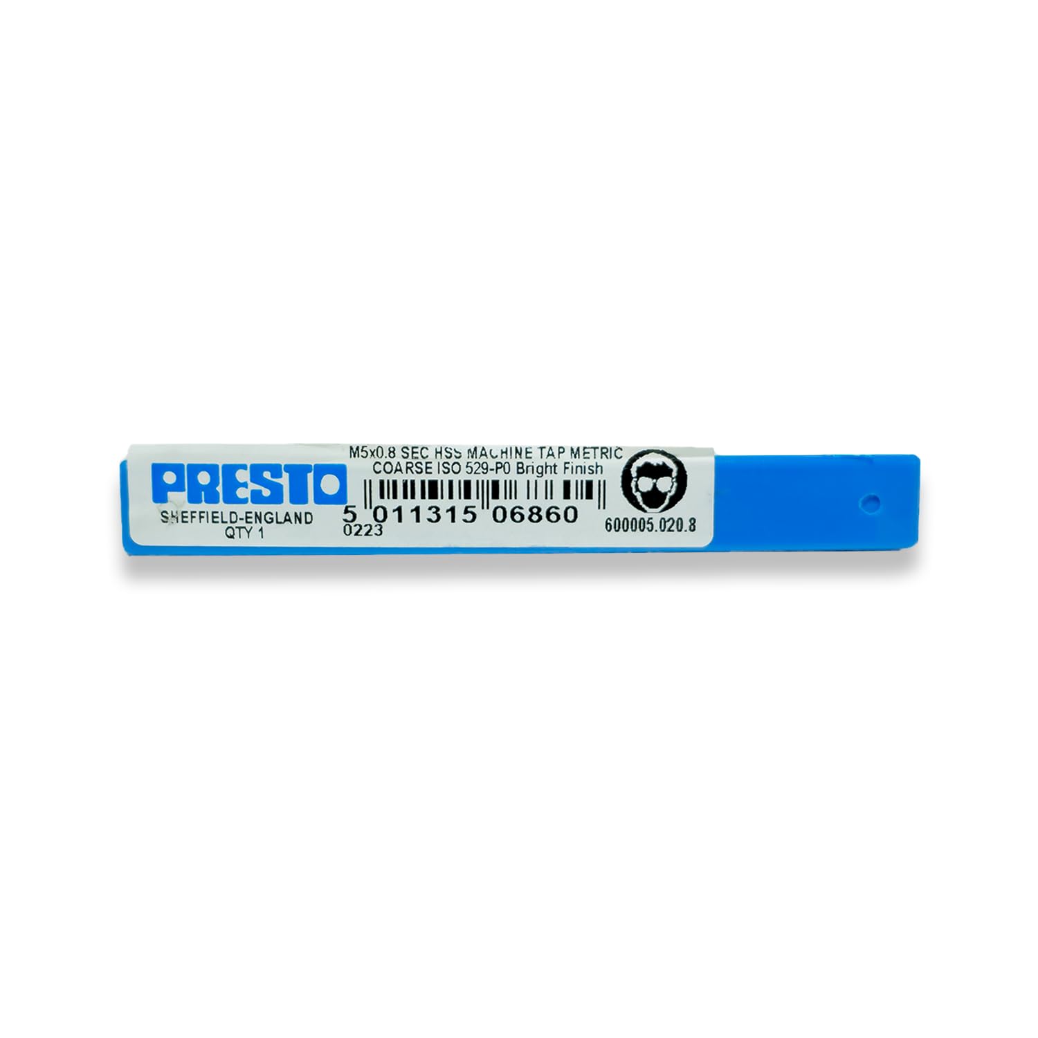 Presto 600005.020.8 M5x0.8 Metric Coarse Hand Tap - Second