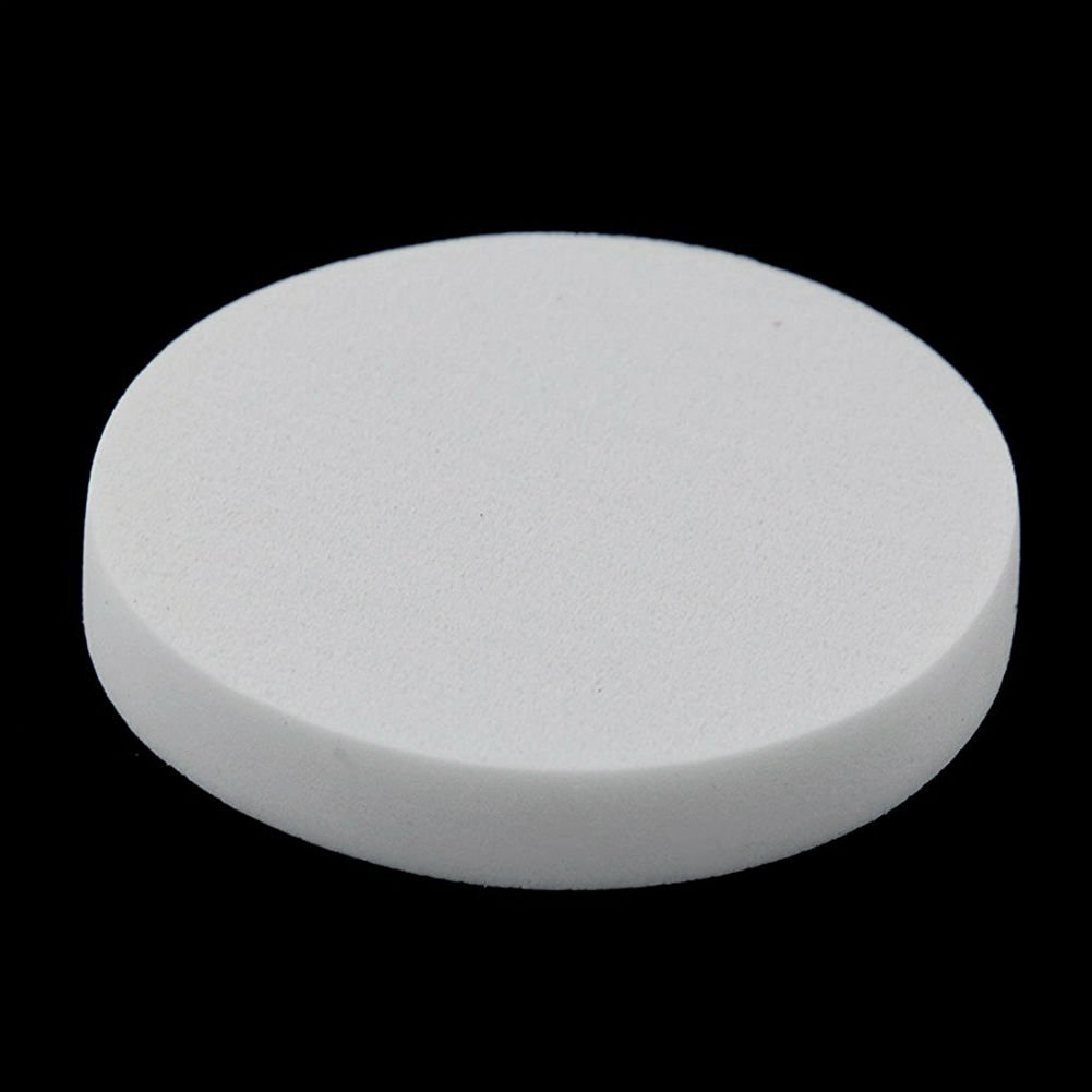 AKOAK 20pcs Round Make Up Facial Face Soft Sponge Cosmetic Puff Women Lady Beauty Makeup Foundation Powder Puff (WHITE COLOR/20) : Beauty
