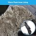 BROTOU Winter Trapper Hat for Men and Women, Winter Warm Hats with Ear Flaps for Women (Black)