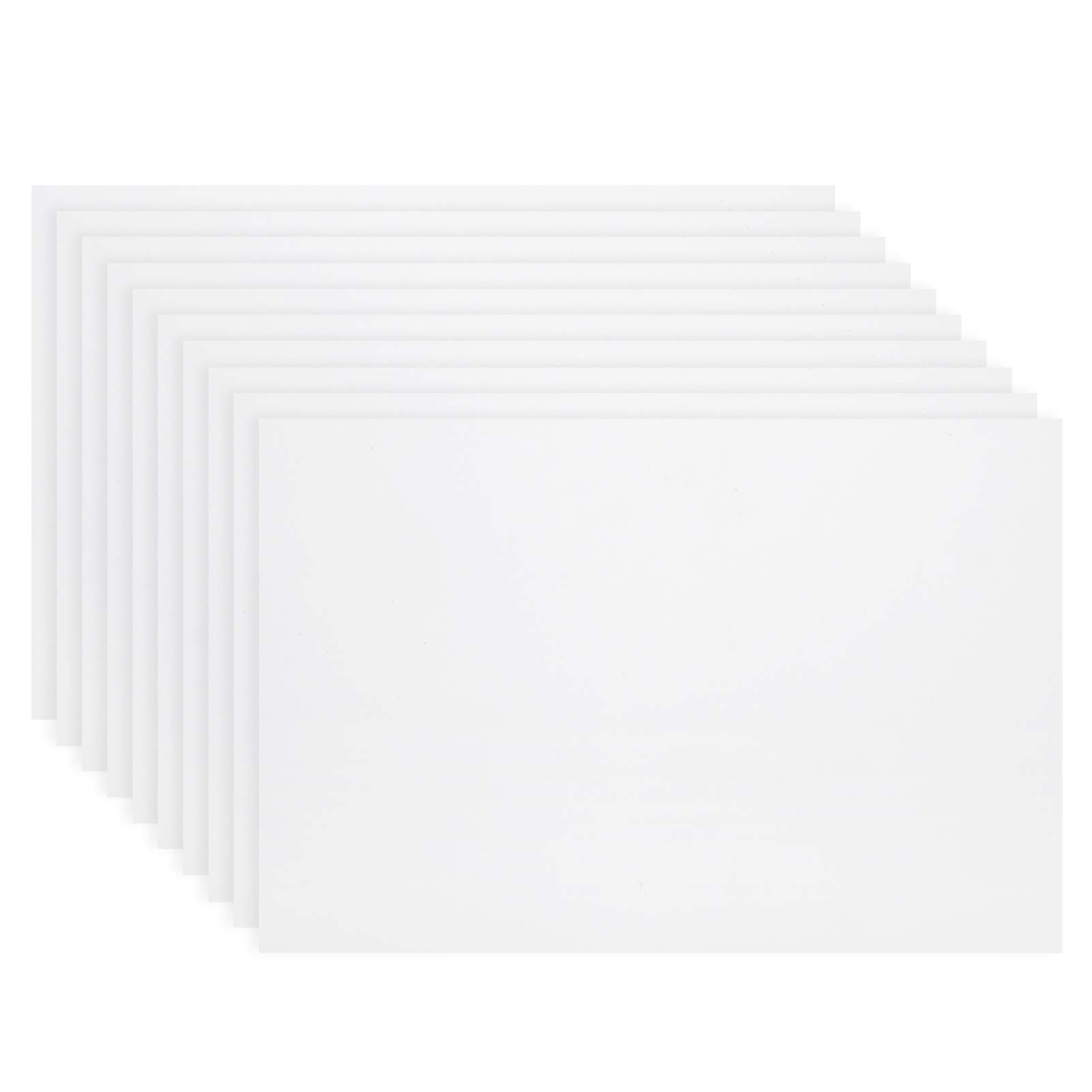 10PCS Shrink Plastic Sheets, Heat Shrink Printable Plastic Sheet, Shrink Film Sheets White Art Paper DIY Hand Made Craft Tool