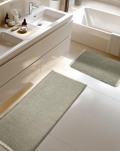 Waffle Bath Mat Set 2 Piece