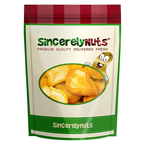 Sincerely Nuts - Dried Pears | One Lb. Bag | Dehydrated Sun Dried Fruit Snacks | Kosher, Vegan, Paleo, Gluten Free Food | Delicious Gourmet Flavor | Healthy Low Calorie Dry Slices of Real Pear