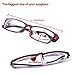 EZESO Glasses Case Spectacle Case Box Aluminum Lattice Nearsighted Eyeglass Case for Small Frame (Lattice Sliver)