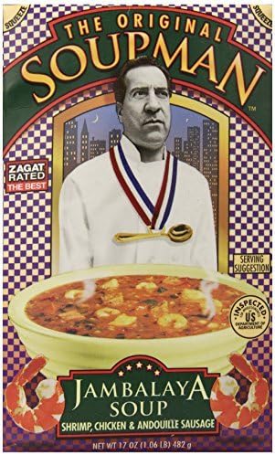 The Original Soup Man Jambalaya Soup, 17 Ounce -- 12 per case.