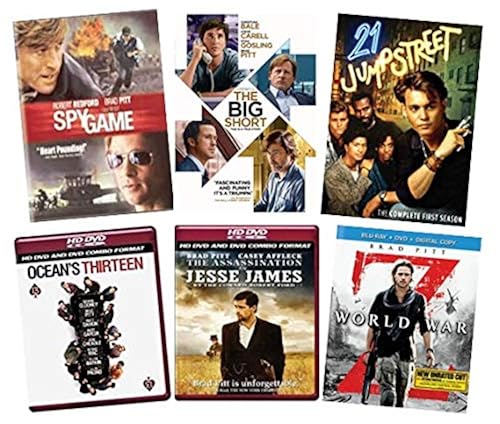 Ultimate Brad Pitt DVD Movie Collection The Big Short The
