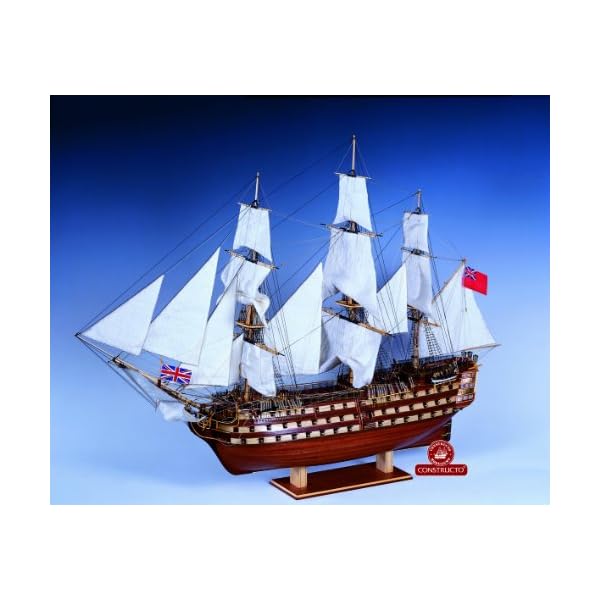 Jumbo Spiele D80833 Constructo H.M.S. Victory England XVIII Holzbausatz – Bild 6