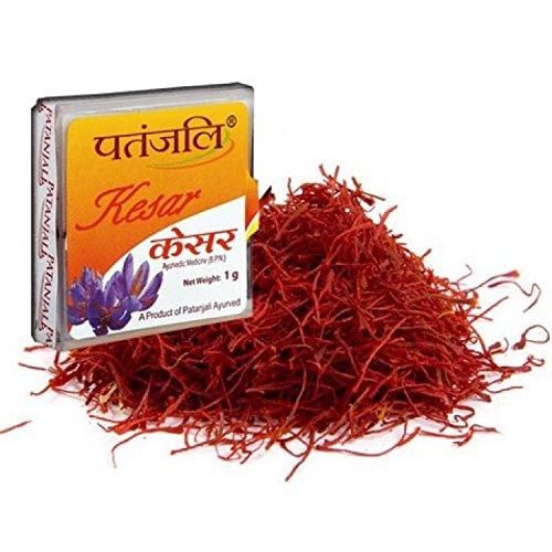 Patanjali Saffron (Kesar) 1 Grams Grocery & Gourmet Food