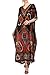 Kaftan Tunic Kimono Dress Ladies Summer Women Evening Maxi Party Plus Size 14-18 Black