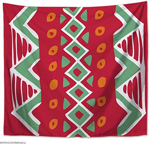 jixiaosheng Small Fresh Bird Tropical Plant Geometry Graphic Tapestry
