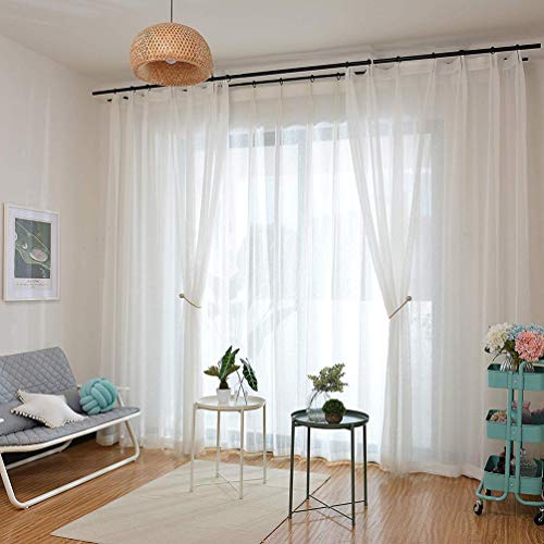 SmallDot Magnetic Curtain Tiebacks, [Pack of 2] Window Curtain Holders Hooks Holdbacks with Strong Magnet for Blackout Curtain Sheer Panels Draperies, 18 Inch, Chocolate - Thumbnail 7