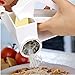S'ELITE Rotary Cheese Grater with Bonus Cheese Making Ebook - Handheld Parmesan Hard Cheese Shredder Slicer Grinder