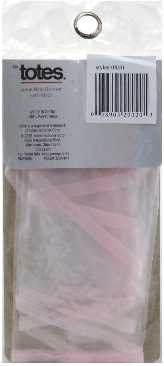 Raines Rain Bonnet With Visor Adult (3 Pack): Beauty