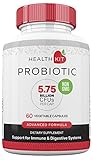 Probiotic for Men and Women, Ultra Potent Clinically Proven Non GMO Formula, 60 day supply, 5.75 Billion CFU, Probiotics Support Immune and Digestive Systems, Cognitive Function and more!