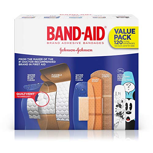 BandAid Brand Adhesive Bandage Variety Pack for First Aid and Wound