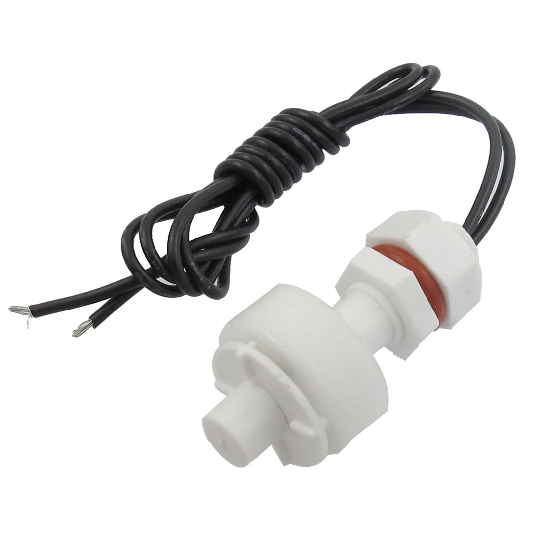 sourcingmap White Liquid Water Level Sensor Vertical Float Floating Switch