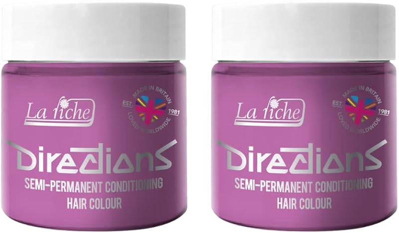 La Riche Directions Lavender Hair Dye 2x 100ml Tubes Semi-Permanent