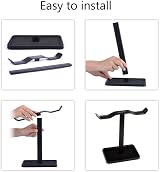 Avantree HS908 Dual Headphone Stand Desk Gaming Headset Holder Mount Hanger view 4
