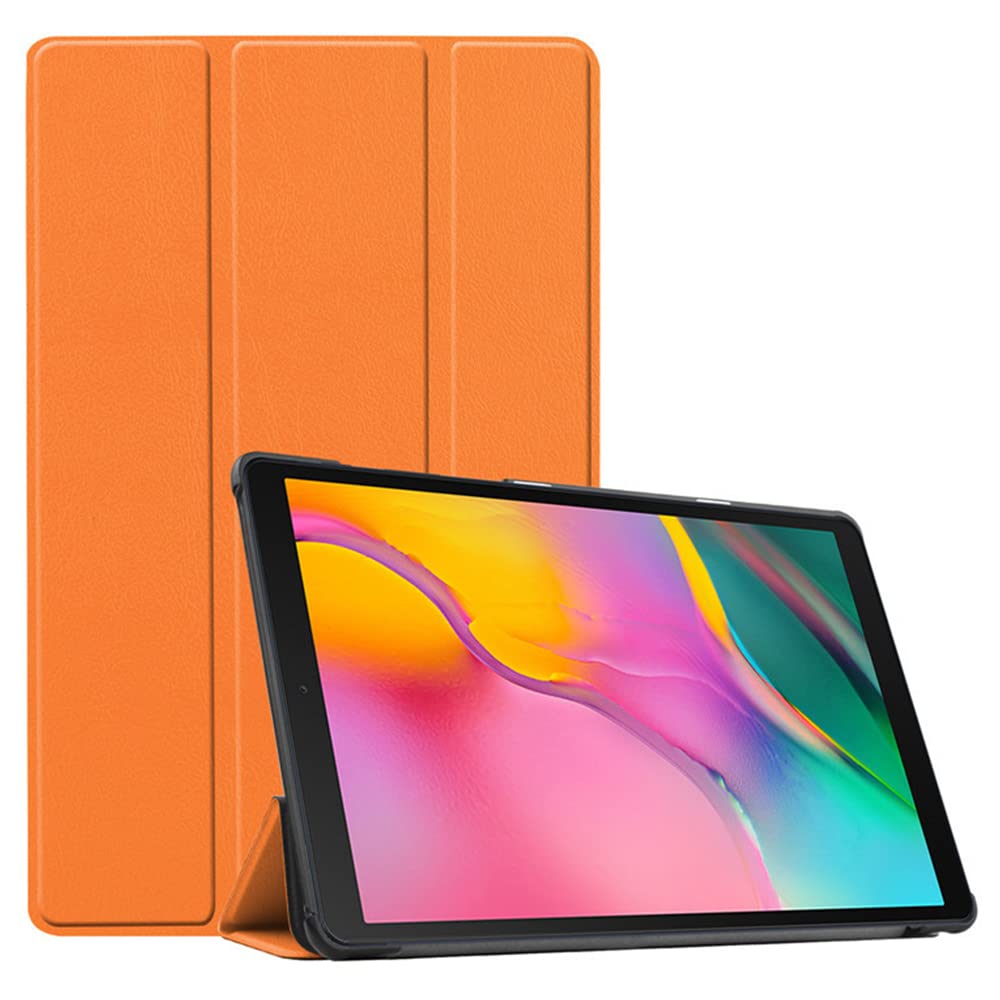 QINOUK Case for Xiaomi Pad 5/Xiaomi Pad 5 Pro 11 Inch Tablet 2021,Premium PU Ultra Thin Smart Cover with Auto Sleep Wake Function,[Stand Feature] for Xiaomi Pad 5/Xiaomi Pad 5 Pro-Orange