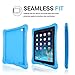 HDE iPad Shockproof Case - Graphene Series Shock-Absorption Cover Heavy Duty Bumper Protection for Apple iPad 2 iPad 3 iPad 4 (Blue)