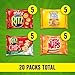 Nabisco Savory Cracker Variety Pack, RITZ, Cheese Nips, Wheat Thins & RITZ Toasted Chips Sour Cream and Onion, 20 Snack Packs