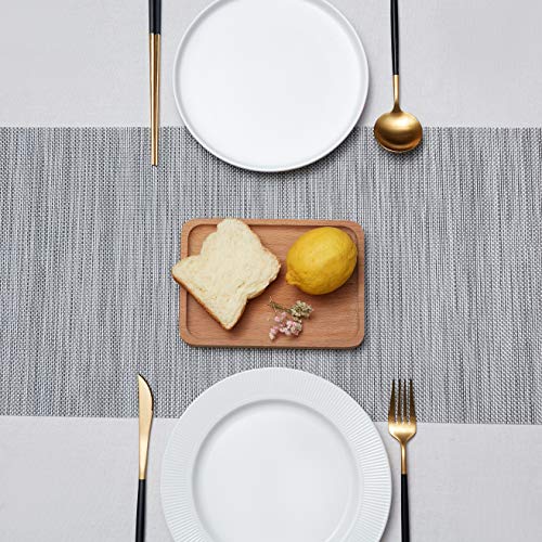 DOLOPL Table Runner Grey Table Runners Outdoor Table Runner 12"×72" Non