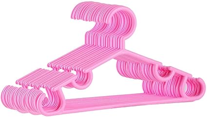 Amazon Co Jp 在庫一掃セール ベビーハンガー 10本セット W 27 X H 14 Cm 赤ちゃんハンガー 子とも用ハンガー キッズ ハンガー U型滑り止め 洗濯用品 ピンク 10本組 ホーム キッチン
