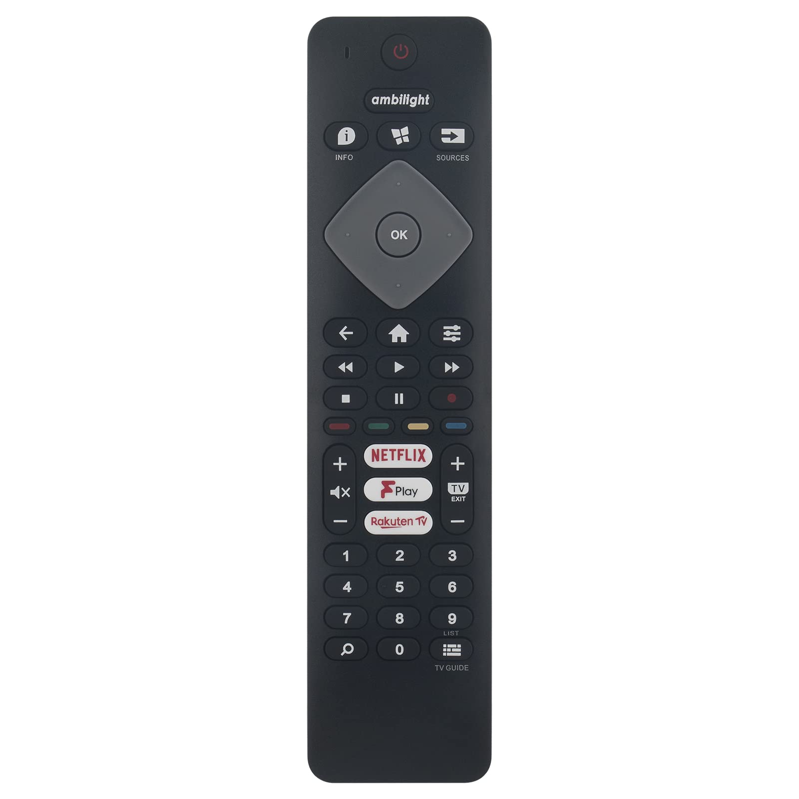 Replacement Universal Remote Control Applicable For Philips 4K UHD OLED Smart TV 398GR10BEPHN0020BC BRC0884404/01 398GR10BEPHN0020CR 55OLED754 55OLED754/12 65OLED754 65OLED754/12