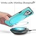 Vena Galaxy S8 Case, [vLove][Heart-Shape | Dual Layer Protection] Hybrid Bumper Cover for Samsung Galaxy S8 (Hot Pink/Rose Pink)