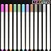 Caroyla Metallic Markers, 12-piece Metallic Marker Pens Set for Card Making, Adult Coloring Books, Art Rock Painting, Pottery, DIY Photo Album, Scrapbook, Wedding Craft