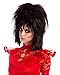 Party King Beetle Bride Wig Black, Black, Size STD