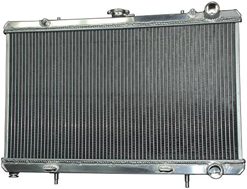 NileRoyal 2 ROW RACING FULL ALUMINUM RADIATOR FOR 1989-1994 240SX S13 SILVIA KA24/KA24DE KA MT with MANUAL TRANSMISSION ONLY