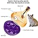 Cat Interactive Toys Treat Dispenser - Cat Food Toys Dispensing Interactive Pet Slow Feeder Toy Cat Chew Non-Toxic Exercise Thinking Improve Intelligence Toy Ball Blue (3.54x2.36inch)