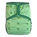 EcoAble Baby Cloth Diaper Cover AI2, Snaps, 5-pack + 10 inserts (Size 1 / 8-25lb, Boy)