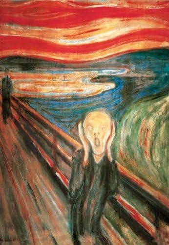 The Scream of Nature Edvard Munch Art Print Poster 24x36