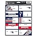 WinCraft NFL New England Patriots Gift Tag Sheet Blue, 8.5