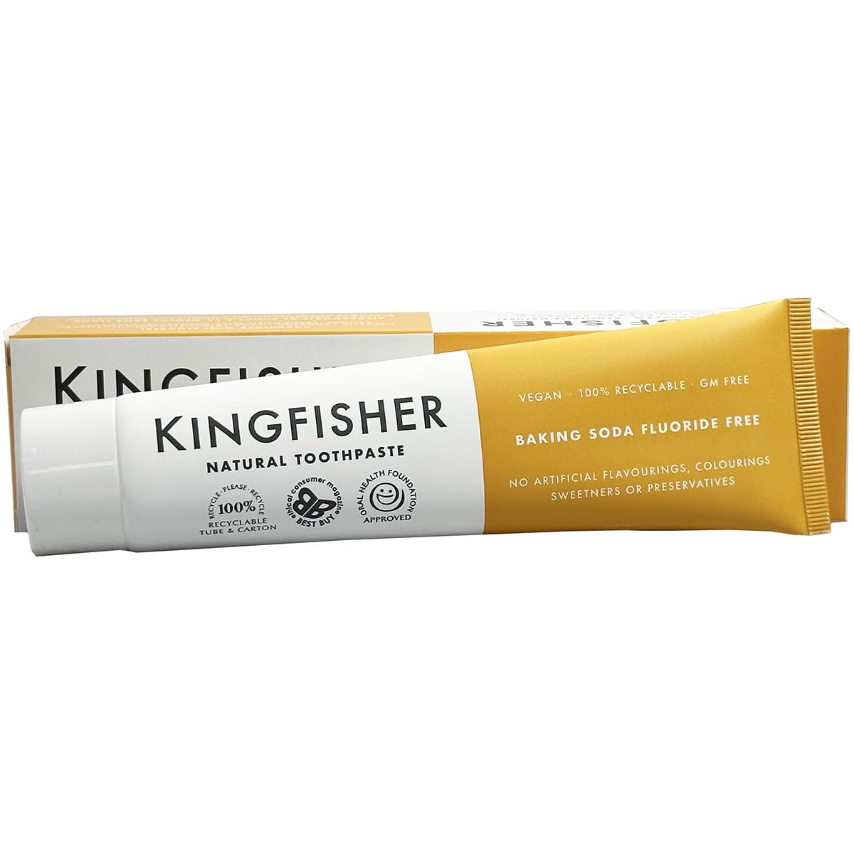Kingfisher Baking Soda Toothpaste 100ml x 1 (Pack of 1)