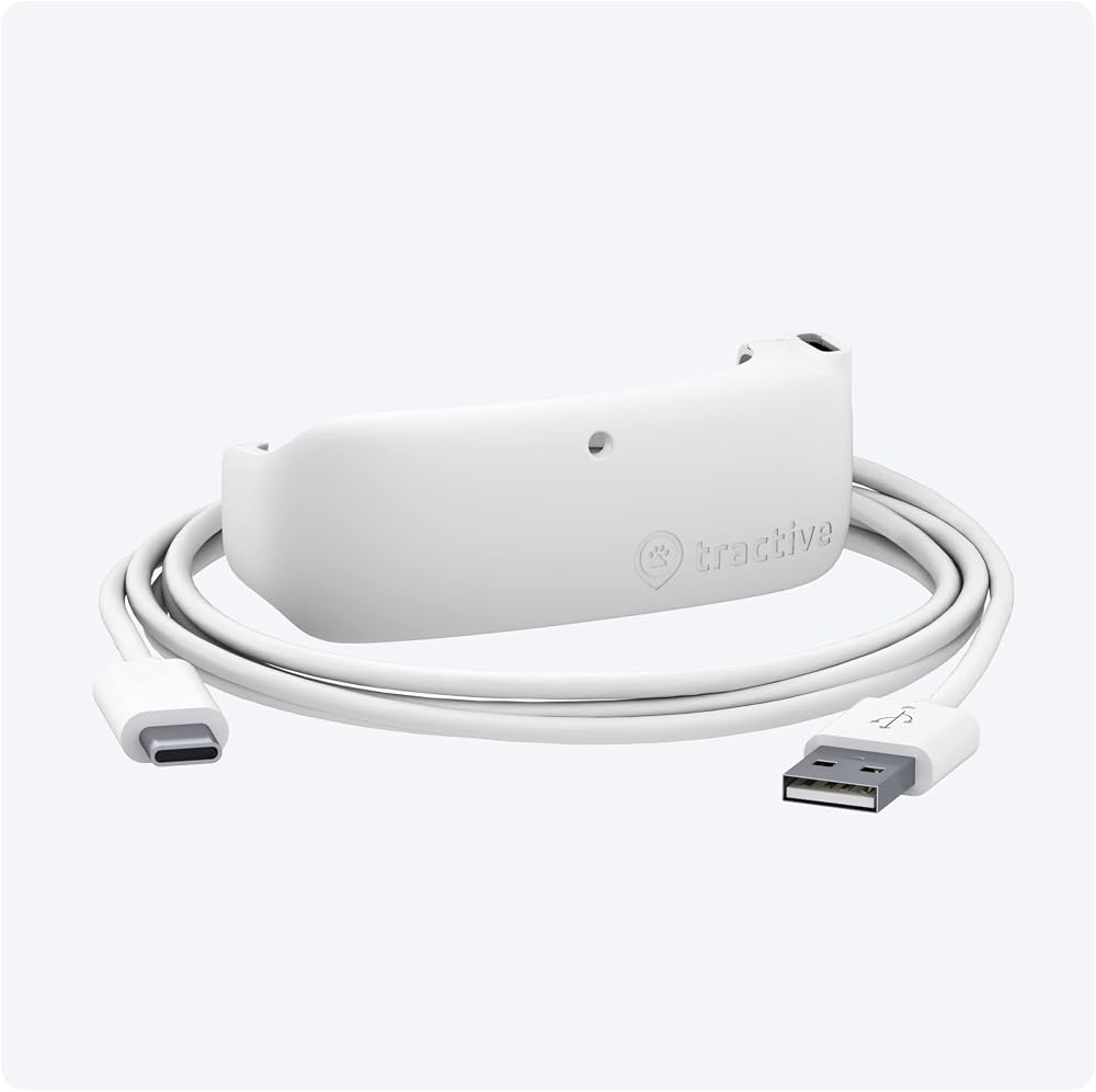 Tractive GPS Clip Charger with USB-C Cable for DOG 4 CAT 4
