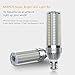 BARPOT LED Corn Bulb - 50Watt(370 Watt Equivalent) 5500 Lumen 6500K Cool Daylight,E26 to E39 Mogul Base Adapter,for Large Area Lighting Outdoor Indoor Garage Warehouse High Bay Barn Backyard and More