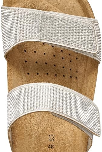 Sandalo piatto da donna D BRIONIA R D, argento, 39 EU