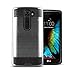LG K10, Premier LTE Brushed Metal Texture Slim Hybrid Phone Case